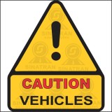  Caution - Vehicles 